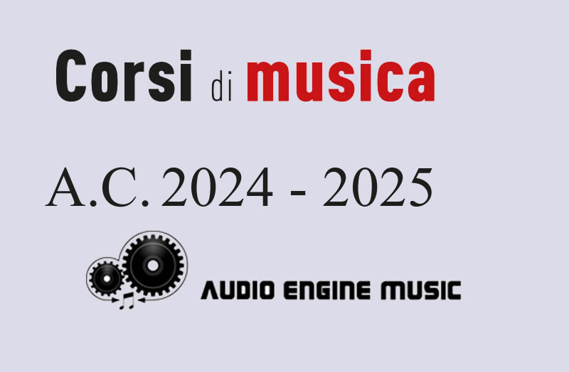 Riprendono i corsi della Scuola Audio Engine Music